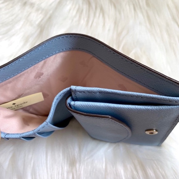 Kate Spade Small Bifold Eva Embroidered Wallet - Picture 8 of 8